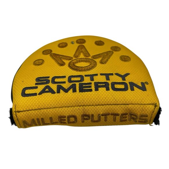 Scotty Cameron Design Titleist Putter Head Cover Mallet Golf Yellow - Picture 3 of 5
